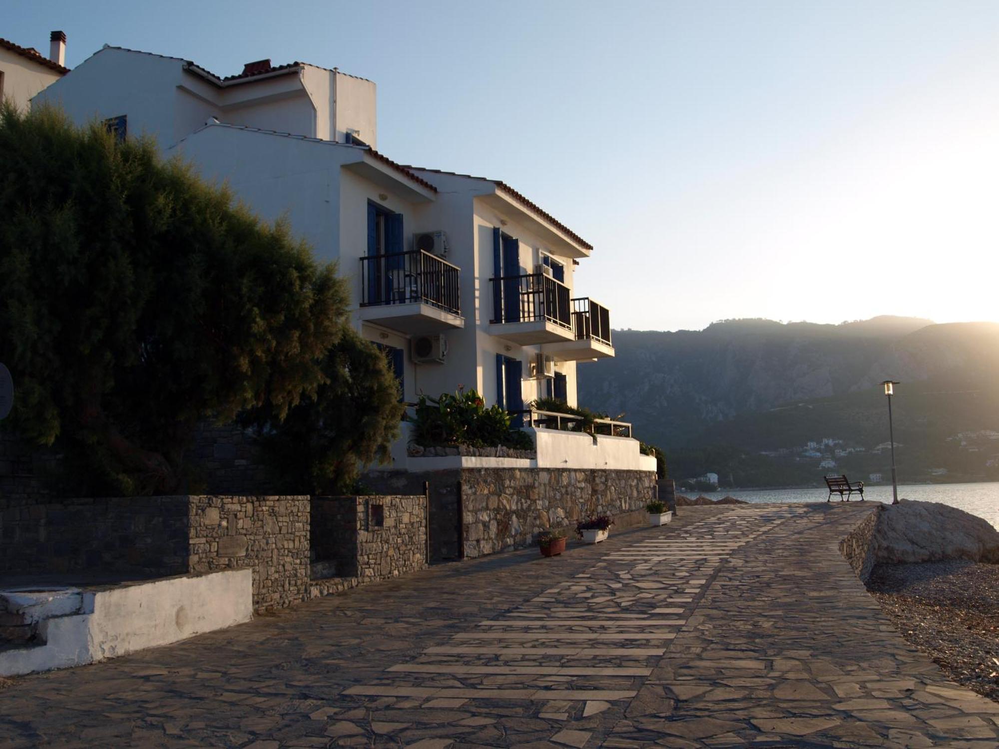 Lemos Hotel Kokkari Bagian luar foto