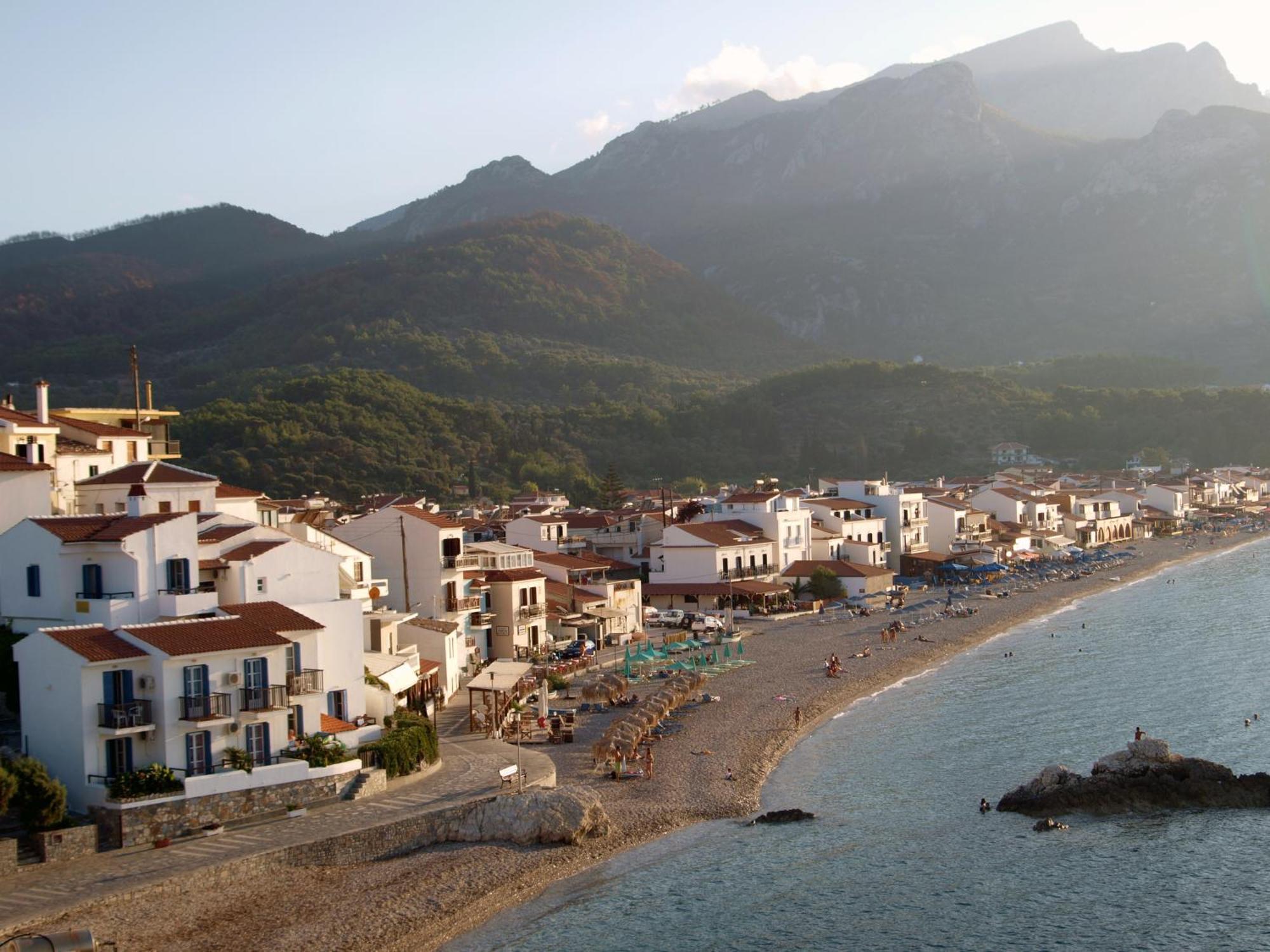 Lemos Hotel Kokkari Bagian luar foto