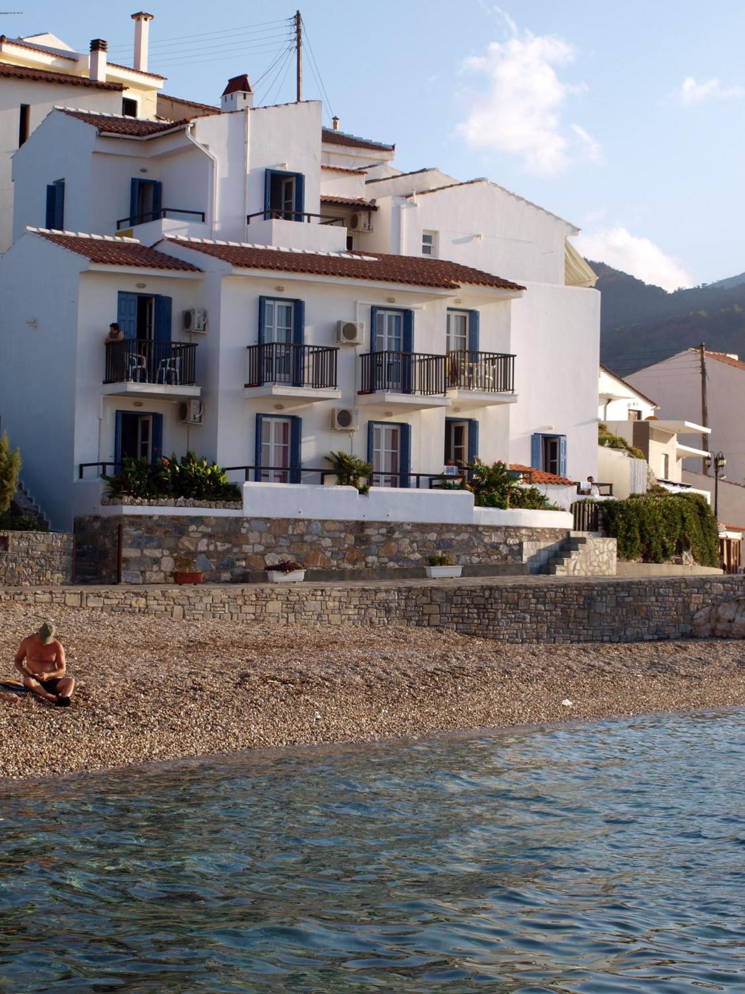 Lemos Hotel Kokkari Bagian luar foto